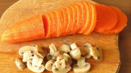 Рецепт грибного заливного постного