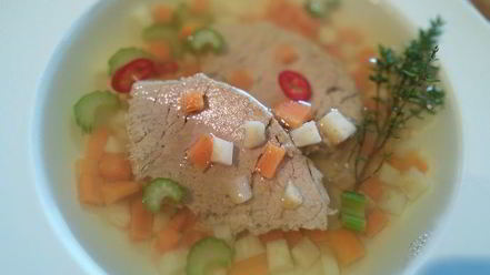 Рецепт телячьего заливного