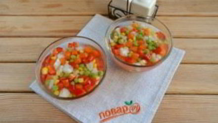 Рецепт вегетарианского заливного к новому году