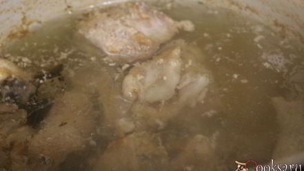 Рецепт заливного-ассорти из мяса и птицы