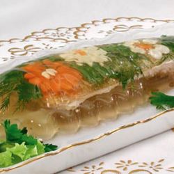 Рецепт Заливного из форели в формах