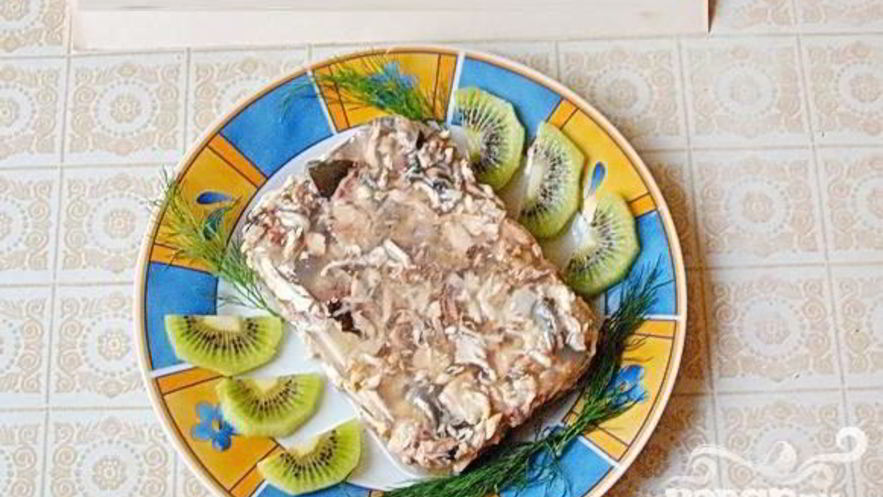 Рецепт заливного из голов толстолоба