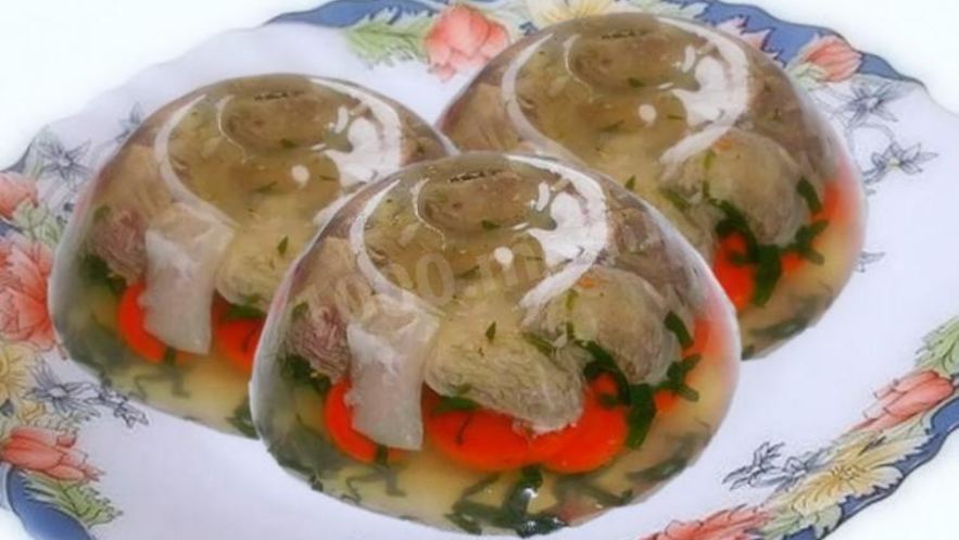 Рецепт заливного из говядины