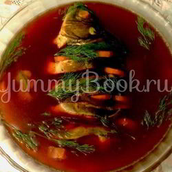 Рецепт Заливного из карпа с буряком