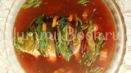 Рецепт заливного из карпа с буряком