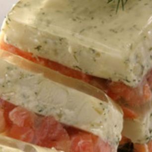 Рецепт Заливного из картофеля и лосося