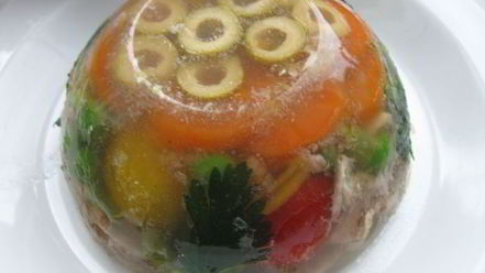 Рецепт заливного из курицы без добавления желатина