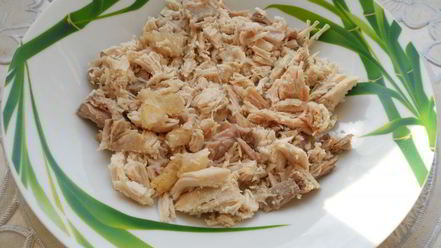 Рецепт заливного из курицы со свининой в мультиварке