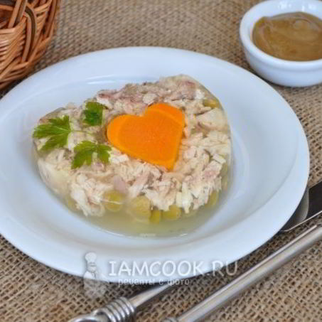 Рецепт Заливного из курицы
