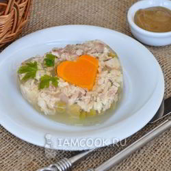 Рецепт Заливного из курицы