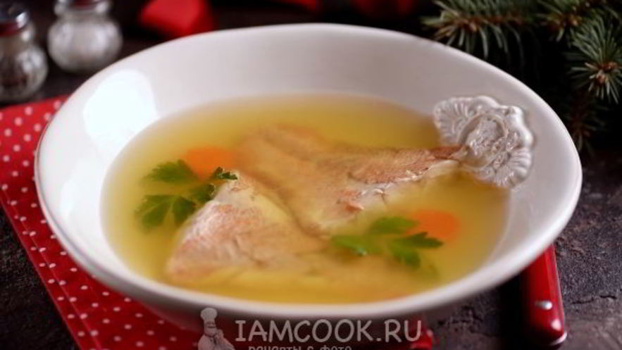 Рецепт заливного из морского окуня