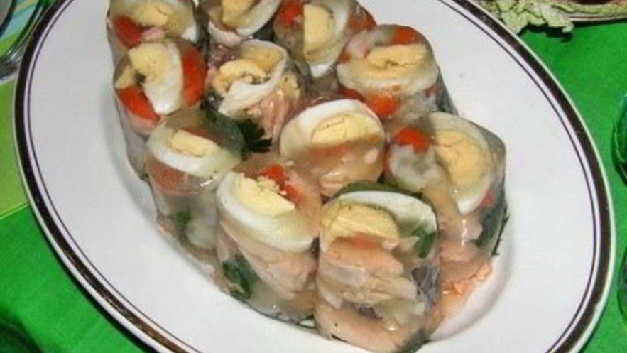 Рецепт заливного из рыбы без желатина