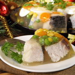 Рецепт Заливного из рыбы на Новый год