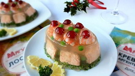 Рецепт заливного из рыбы новогоднее