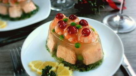 Рецепт заливного из рыбы новогоднее