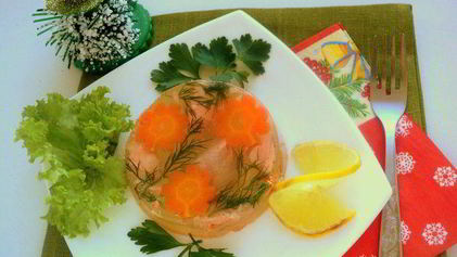 Рецепт Заливного из семги