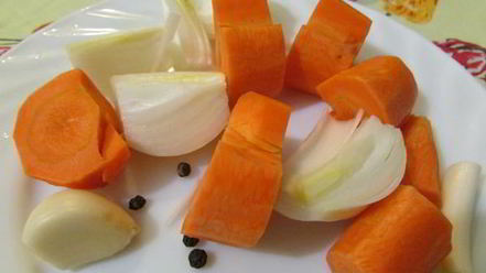 Рецепт заливного из судака и креветок