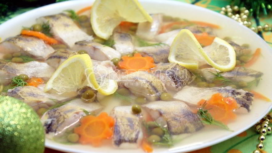 Рецепт заливного из судака праздничное