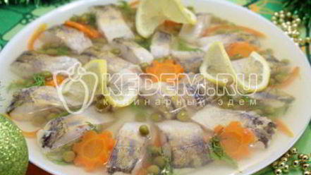 Рецепт заливного из судака праздничное