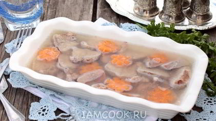 Рецепт Заливного из языка