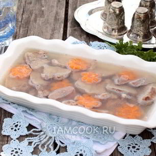 Рецепт Заливного из языка