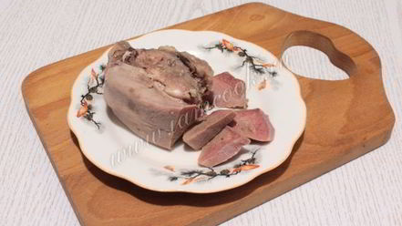 Рецепт заливного из языка