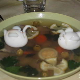 Рецепт Заливного Лебеди