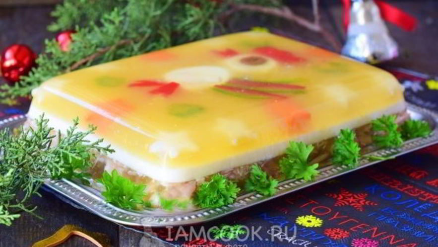 Рецепт заливного петушок