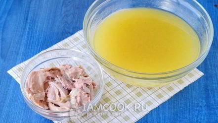 Рецепт заливного петушок