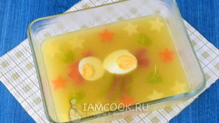 Рецепт заливного петушок