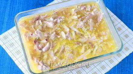 Рецепт заливного петушок