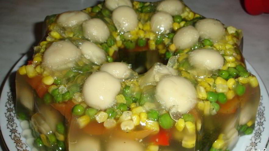 Рецепт заливного постного