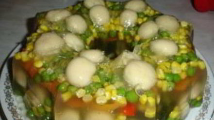 Рецепт заливного постного