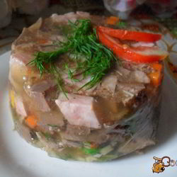 Рецепт Заливного Праздничного трио