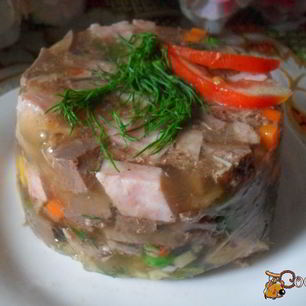 Рецепт Заливного Праздничного трио