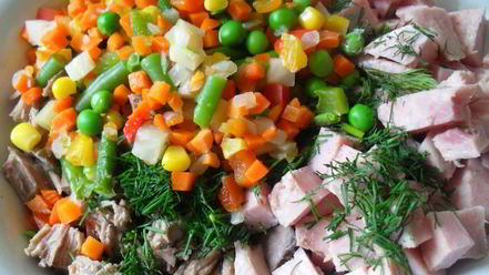 Рецепт заливного праздничного трио