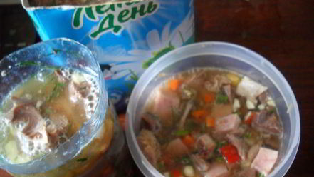 Рецепт заливного праздничного трио