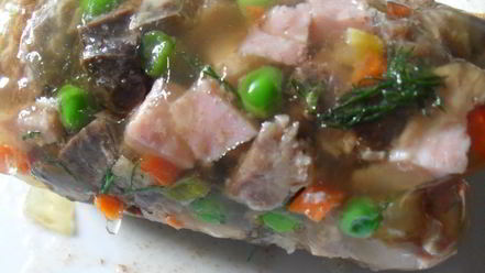 Рецепт заливного праздничного трио