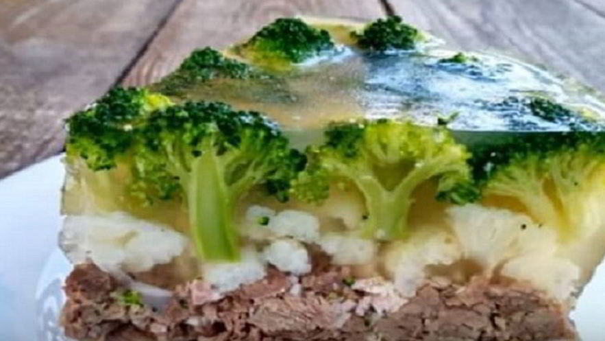 Рецепт заливного с брокколи