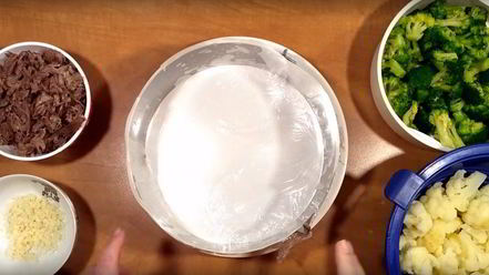 Рецепт заливного с брокколи