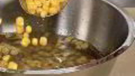 Рецепт заливного с горошком и кукурузой