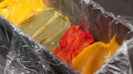 Рецепт заливного — террина из запеченных овощей