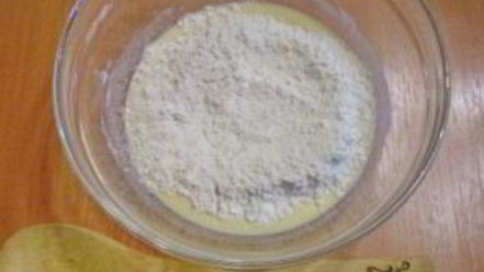 Рецепт заливного теста на кефире