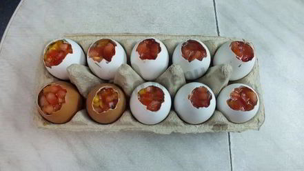 Рецепт заливных яиц фаберже