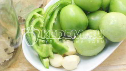 Рецепт зеленых помидоров с паприкой пьяные