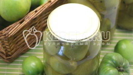 Рецепт зеленых помидоров с паприкой пьяные