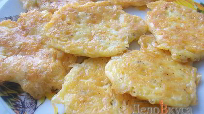 Рецепт Жареного сыра с яйцом