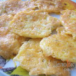 Рецепт Жареного сыра с яйцом