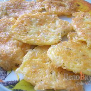 Рецепт Жареного сыра с яйцом