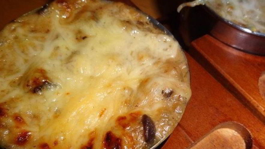 Рецепт баклажанного жюльена с грибами